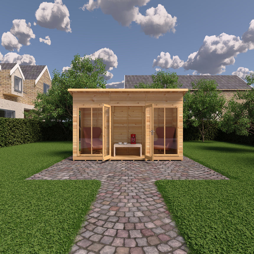 Shire Lela 12ft x 4ft Summerhouse