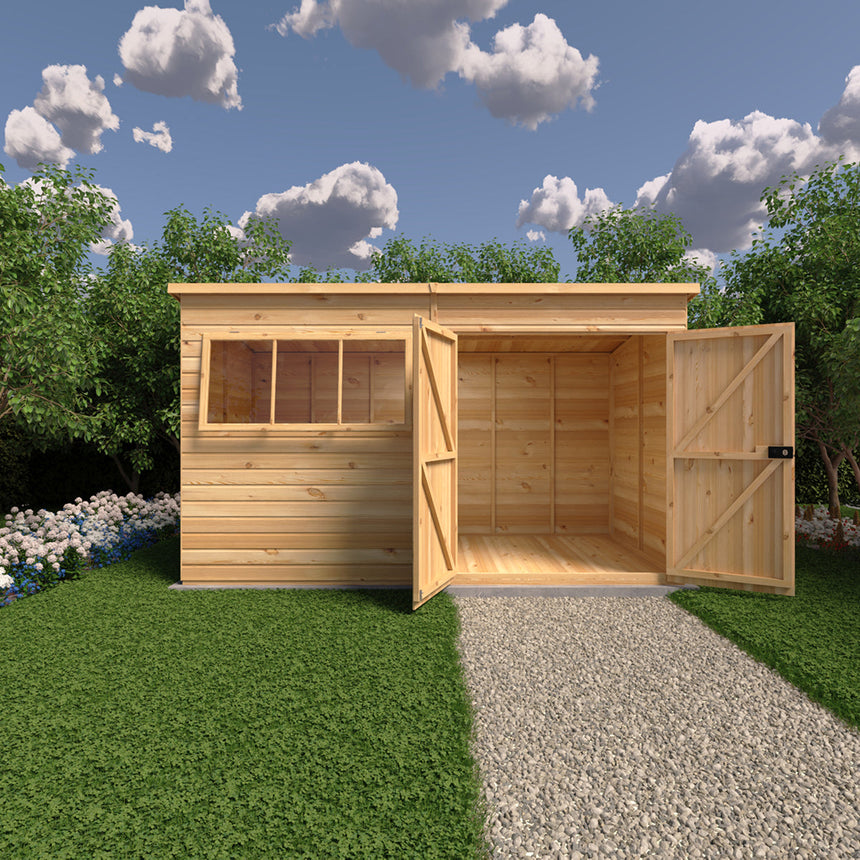 Shire Ranger 12ft x 6ft Pent Shiplap Shed