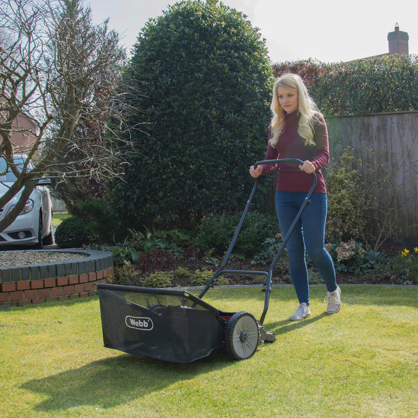 Webb 45cm (18") 'Contact Free' Sidewheel Lawnmower