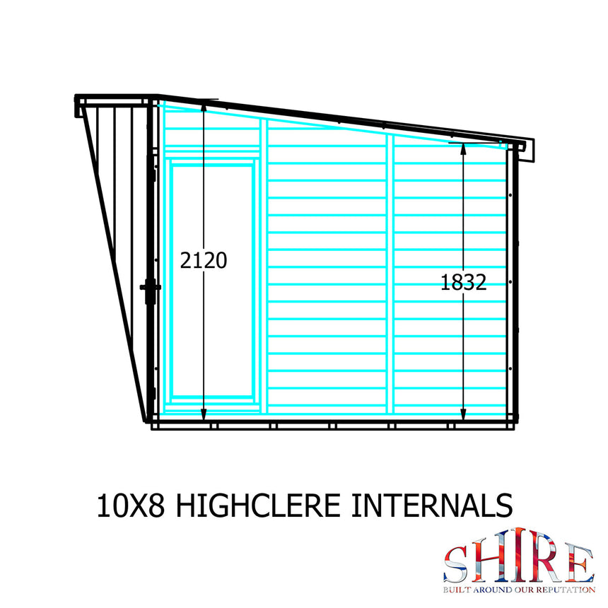 Shire Highclere 10ft x 8ft Summerhouse