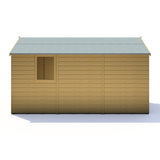 Shire Warwick 6ft x 12ft Shiplap Apex Double Door Shed