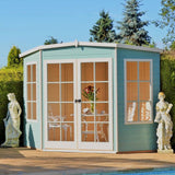 Shire Hampton 7ft x 7ft Premium Corner Summerhouse