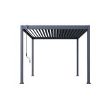 Hutta Metal Pergola 3m x 3m Free Standing - Graphite Grey