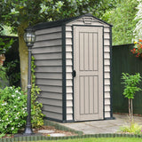 Duramax Evermore - 4ft x 6ft Plastic Garden Shed in Grey