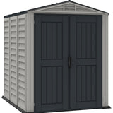 Duramax YardMate Plus - 5ft x 8ft Plastic Garden Shed in Grey