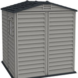 Duramax Store Mate Plus - 6ft x 6ft Plastic Garden Shed in Grey