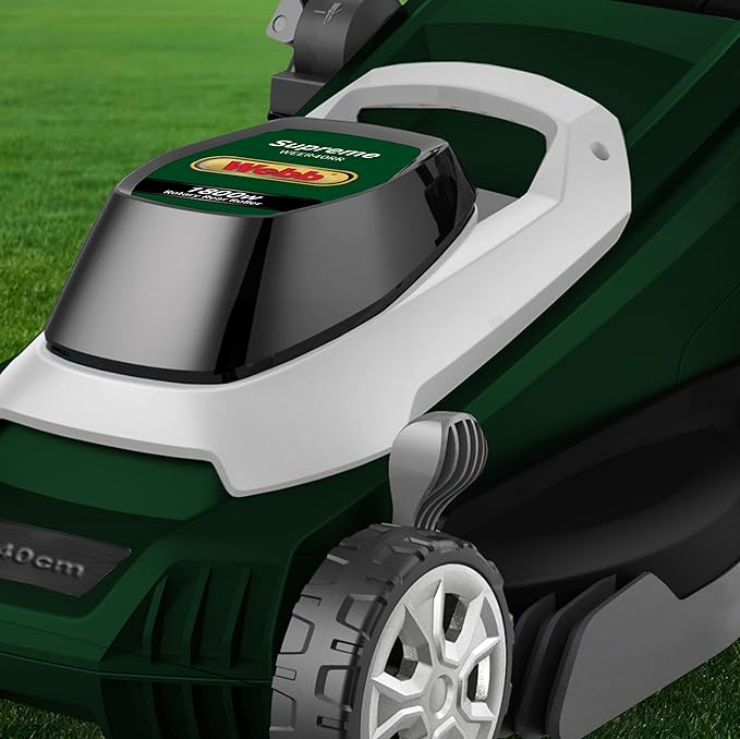 Webb Classic 40cm (16") Electric Rotary Lawnmower with Rear Roller