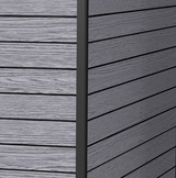 Pro Grade 7ft x 7ft Pent Roof Premium Plastic Garden Shed - Grey/Anthracite Wood Touch Texture