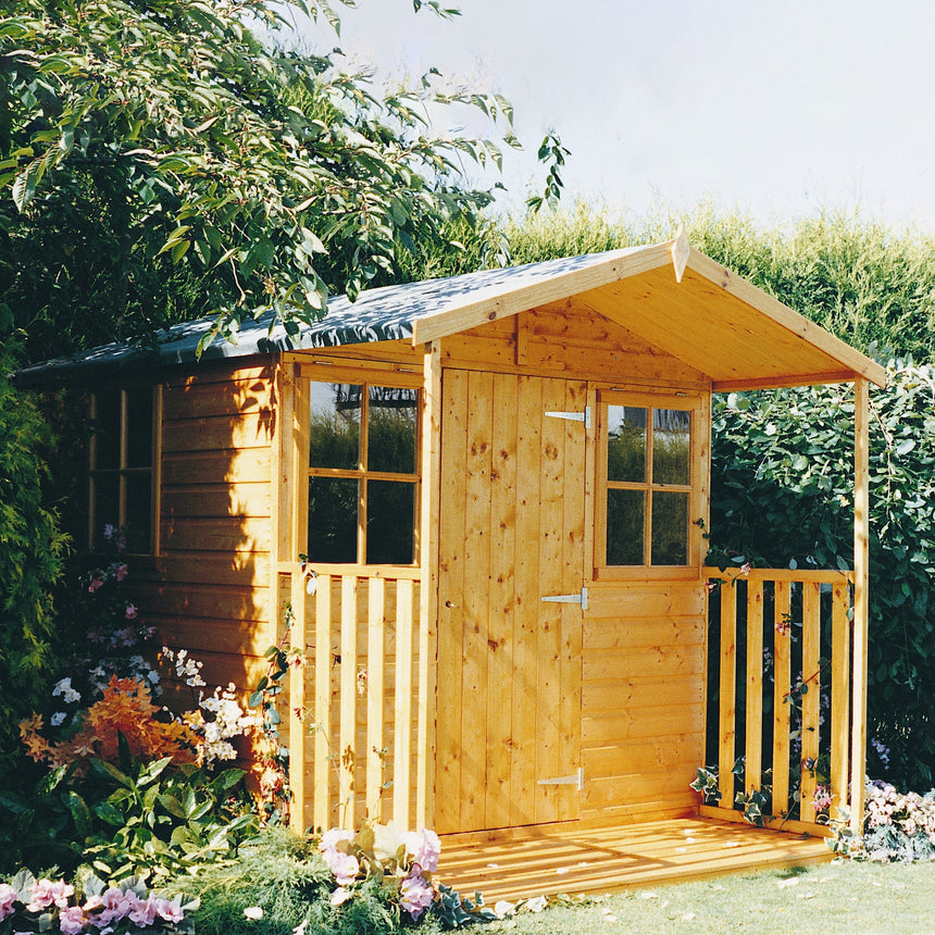 Shire Casita 9ft x 7ft Garden Shed with Veranda