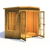 Shire Hampton 7ft x 7ft Premium Corner Summerhouse