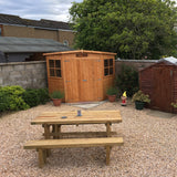 Shire Shiplap 8ft x 8ft Corner Shed