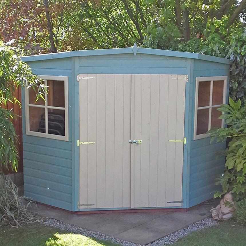 Shire Shiplap 8ft x 8ft Corner Shed