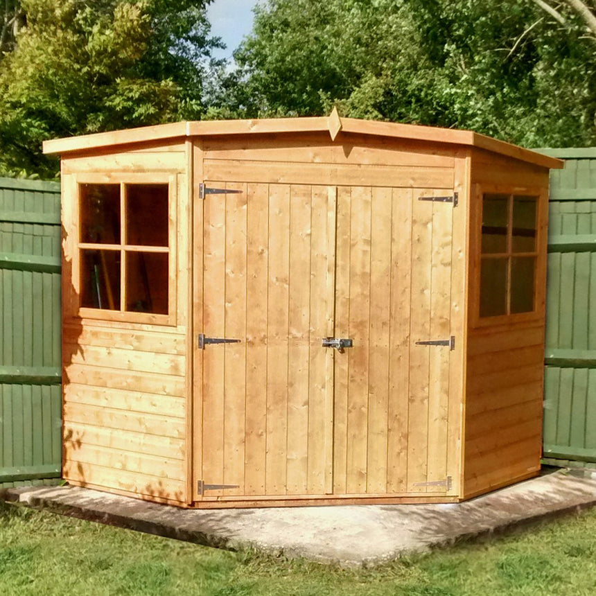 Shire Shiplap 10ft x 10ft Corner Shed
