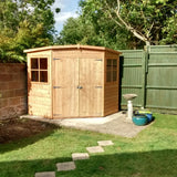 Shire Shiplap 8ft x 8ft Corner Shed