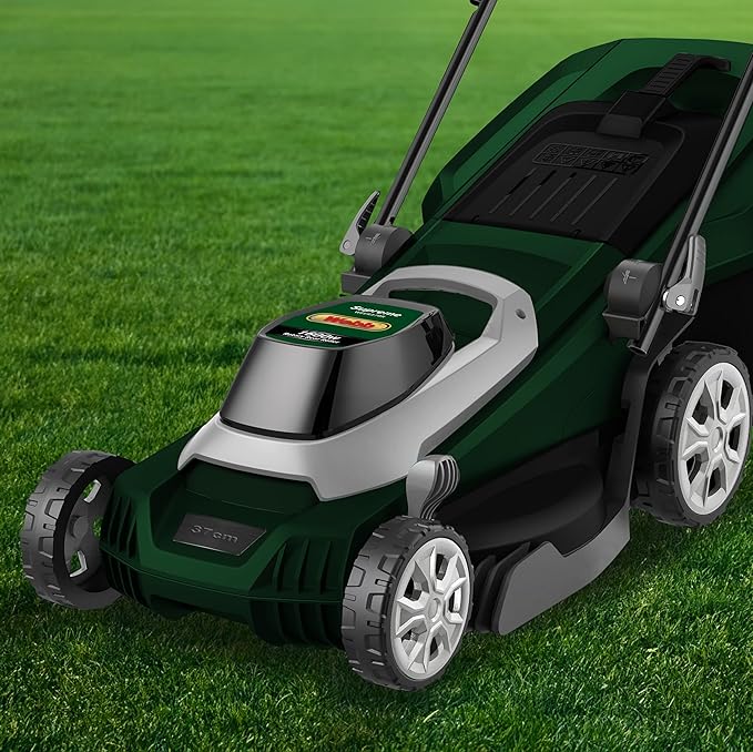 Webb Classic 37cm (15") Electric Rotary Lawnmower with Rear Roller