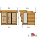 Shire Highclere 8ft x 6ft Summerhouse