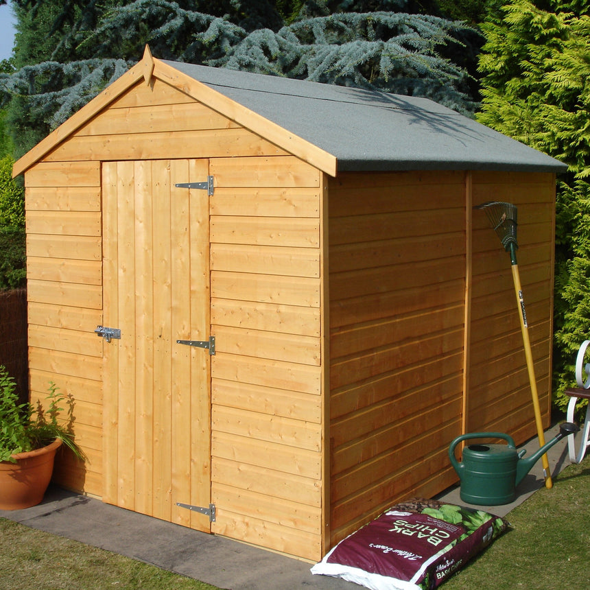 Shire Shiplap 8ft x 6ft Apex Shed (Single Door)