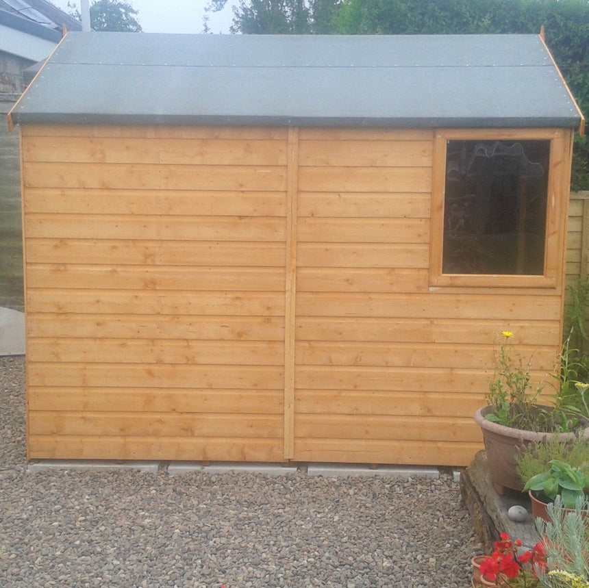 Shire Shiplap 8ft x 6ft Apex Shed (Single Door)