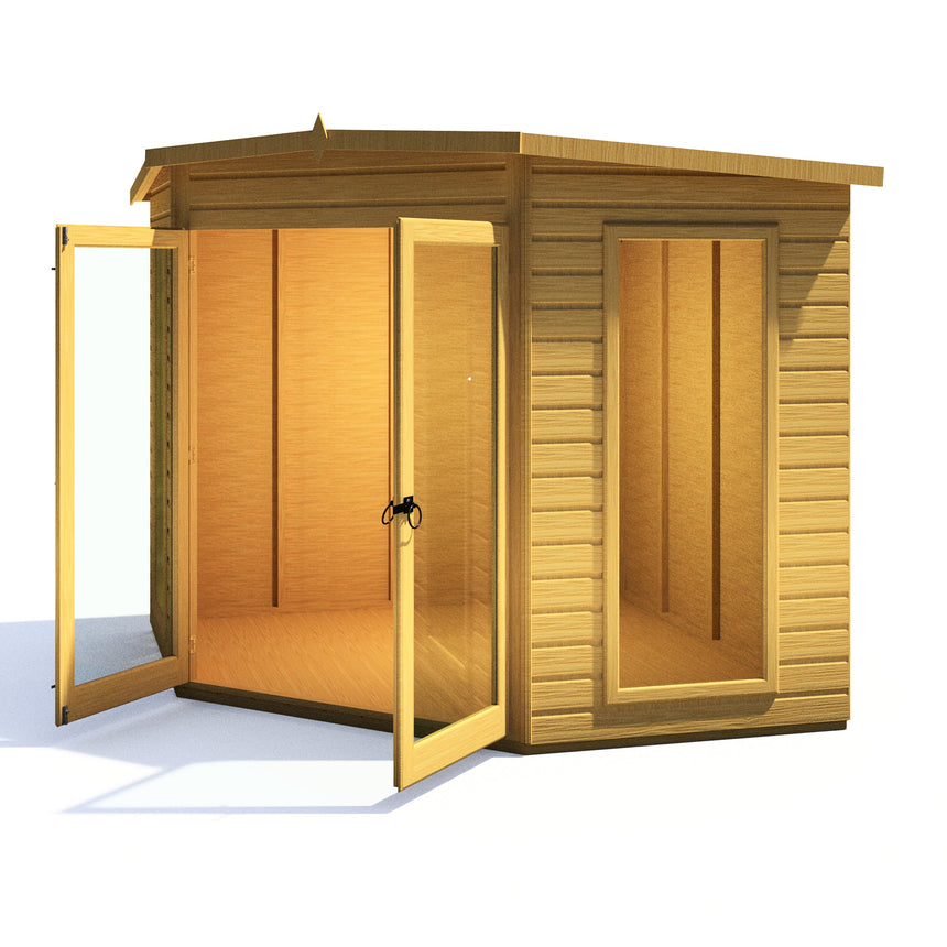 Shire Barclay 8ft x 8ft Corner Summerhouse