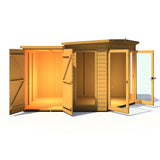 Shire Barclay 8ft x 12ft With Side Shed