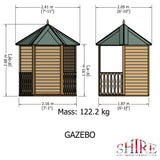 Shire 6ft x 7ft Gazebo