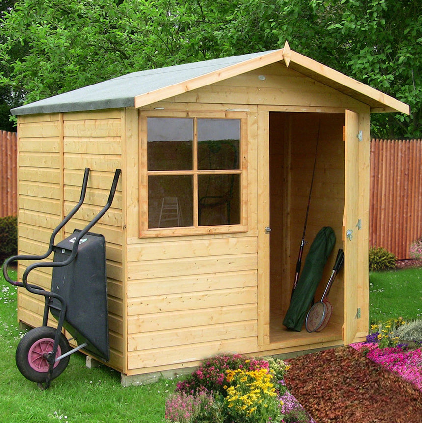 Shire Abri 7ft x 7ft Shiplap Apex Shed