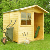 Shire Abri 7ft x 7ft Shiplap Apex Shed