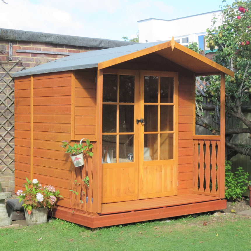 Shire Alnwick 7ft x 7ft Summerhouse with Veranda