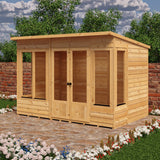 Shire Alora Overlap 12ft x 6ft Pent Sumerhouse