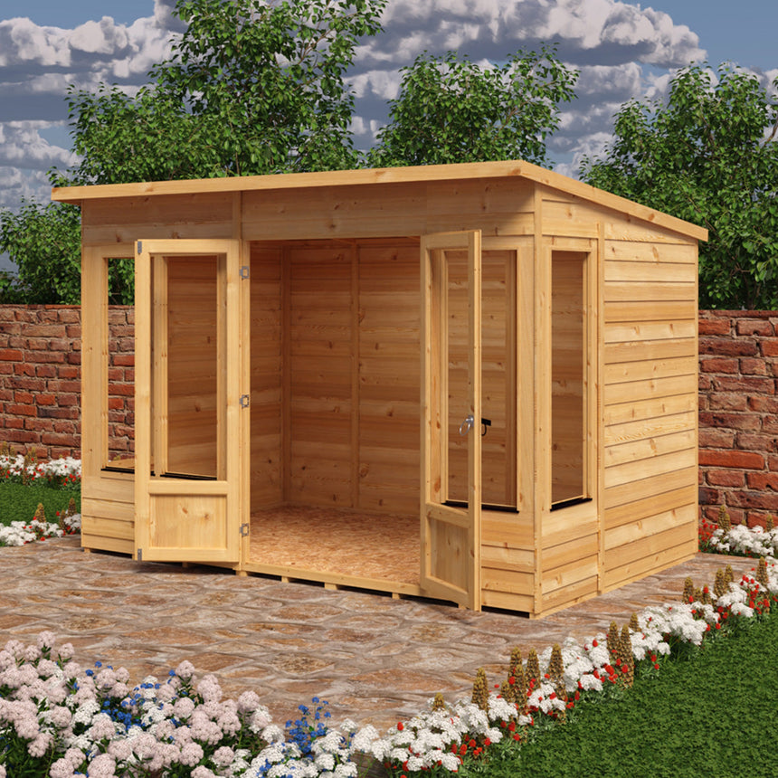 Shire Alora Overlap 12ft x 6ft Pent Sumerhouse