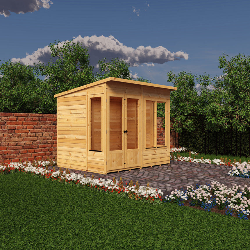 Shire Alora Overlap 8ft x 6ft Pent Sumerhouse