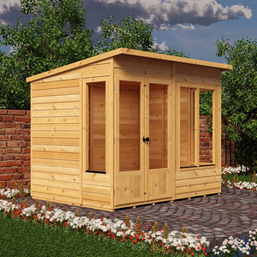 Shire Alora Overlap 8ft x 6ft Pent Sumerhouse