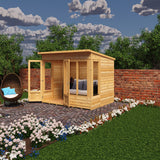 Shire Alora Overlap 8ft x 6ft Pent Sumerhouse