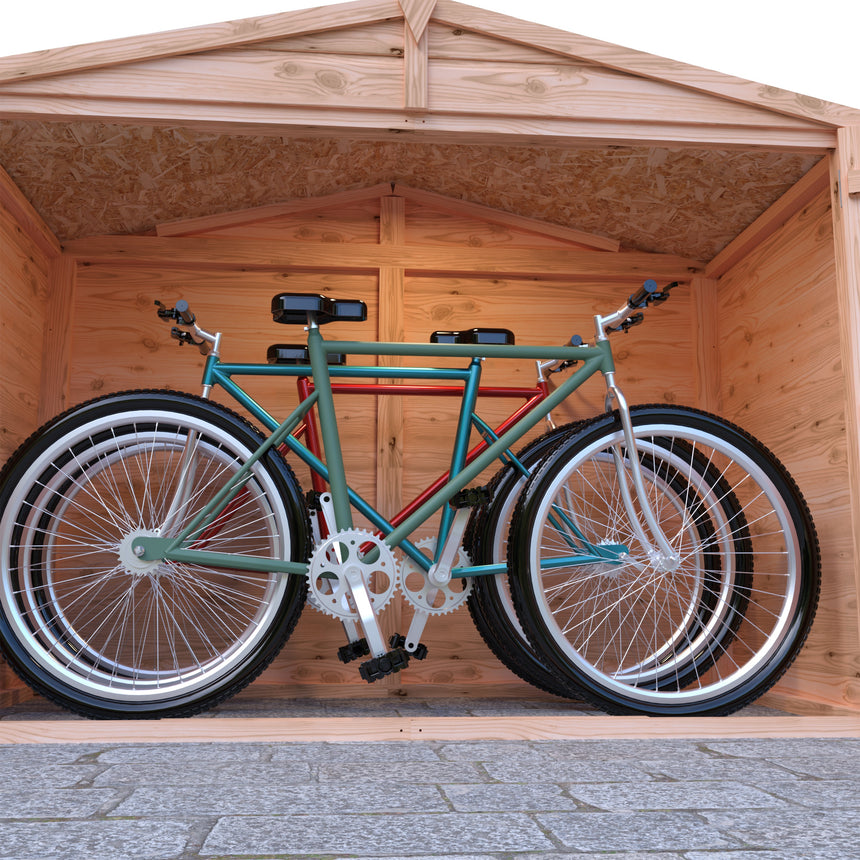 Shire Shiplap 3ft x 6ft x 4ft 8in Bike Storage - No Floor