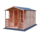 Shire Badminton 7ft x 10ft Summerhouse With Verandah