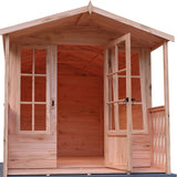 Shire Badminton 7ft x 10ft Summerhouse With Verandah