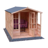 Shire Badminton 7ft x 10ft Summerhouse With Verandah