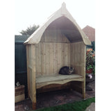 Shire Balsam Arbour 2ft x 4ft - Pressure Treated