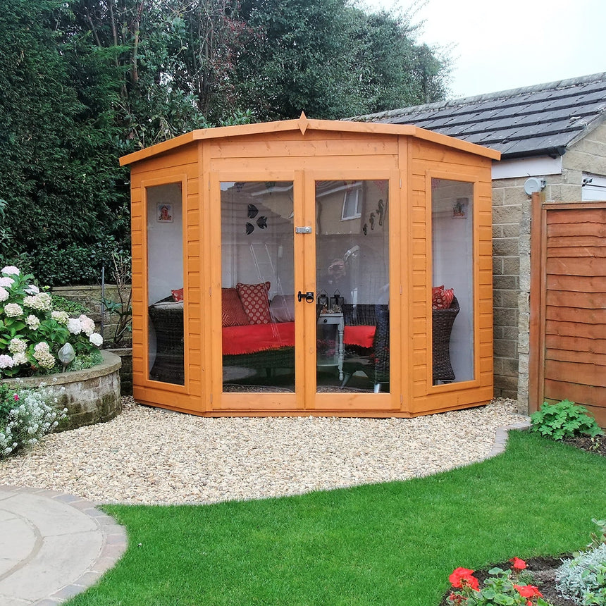 Shire Barclay 7ft x 7ft Corner Summerhouse