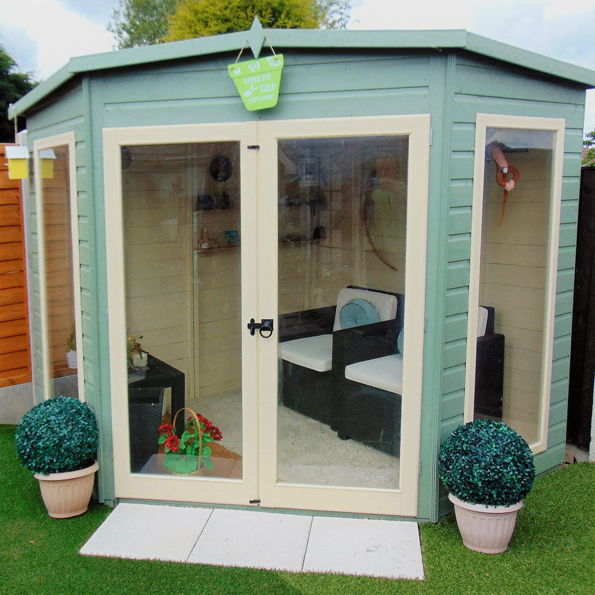 Shire Barclay 7ft x 7ft Corner Summerhouse