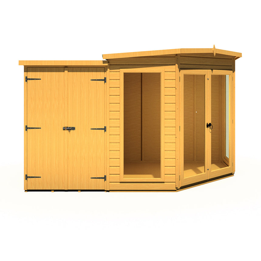 Shire Barclay 7ft x 11ft With Side Shed