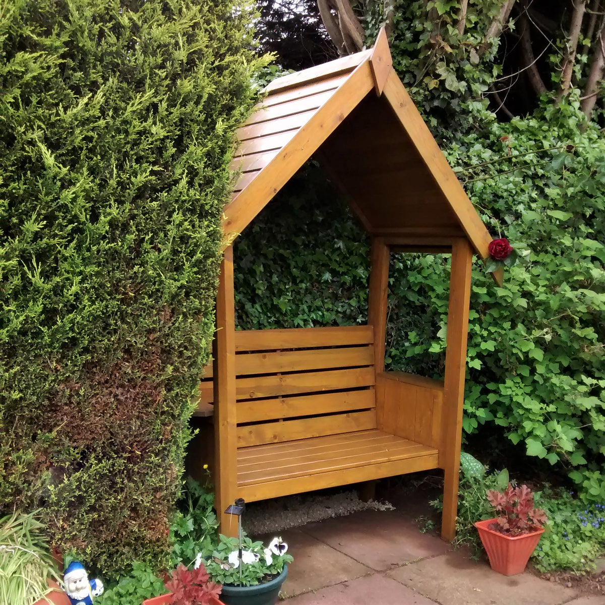 2ftx4ft Shire Blossom Arbour 2ft x 4ft - Pressure Treated – GardenDealsDirect.com