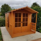 Shire Buckingham 7ft x 10ft Summerhouse With Verandah