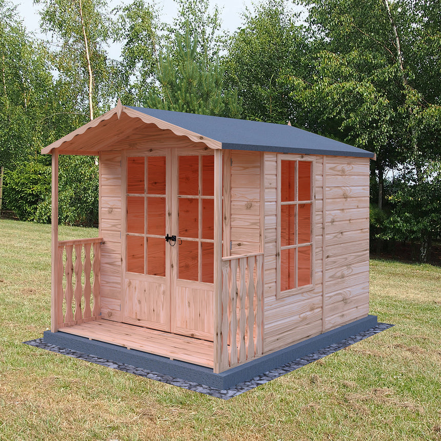 Shire Buckingham 7ft x 10ft Summerhouse With Verandah