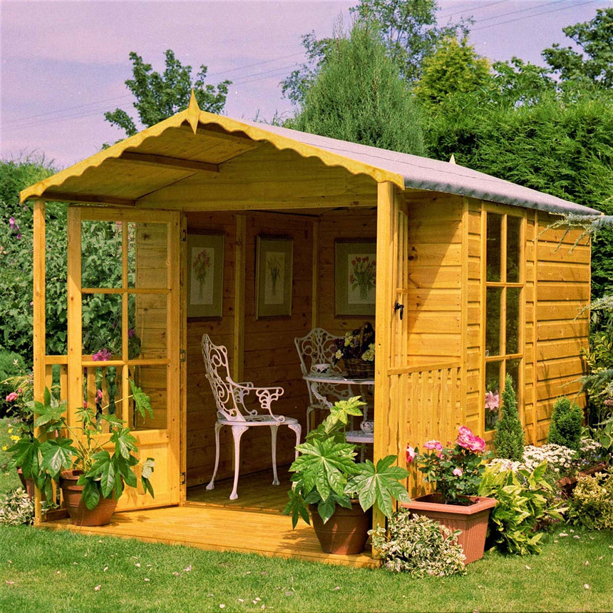 Shire Buckingham 7ft x 10ft Summerhouse With Verandah