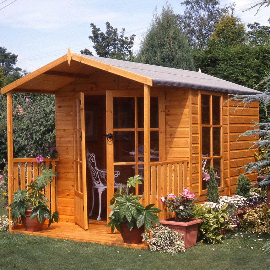 Shire Buckingham 7ft x 10ft Summerhouse With Verandah