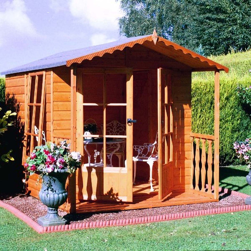 Shire Buckingham 7ft x 10ft Summerhouse With Verandah