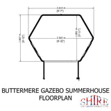 Shire Buttermere 8ft x 6ft Summerhouse