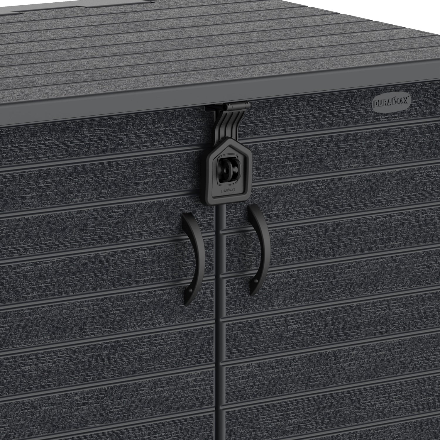 Duramax StoreAway Cedargrain Plastic Garden Storage Box - 850L - Grey