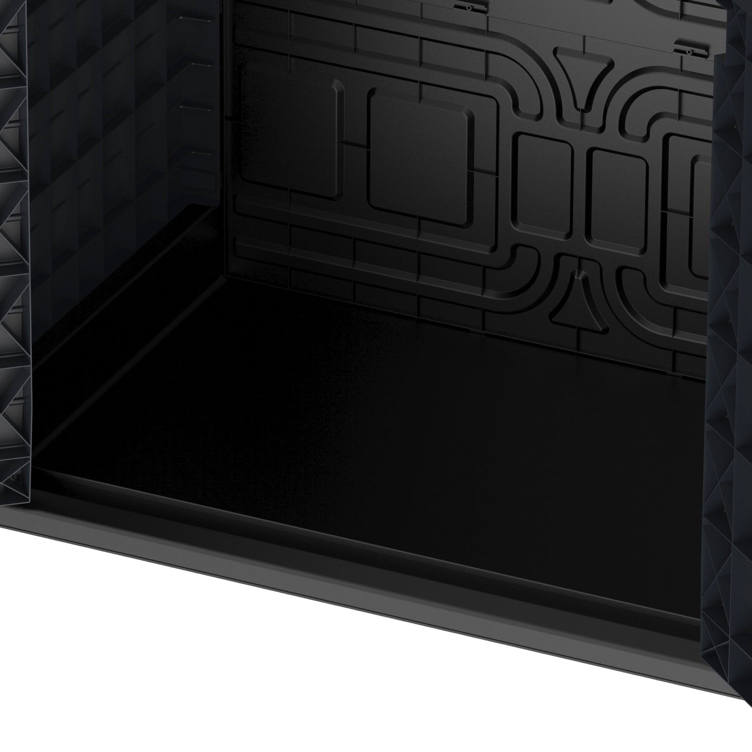 Duramax StoreAway Cedargrain Plastic Garden Storage Box - 850L - Grey